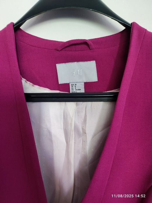 Цикламено сако H&M