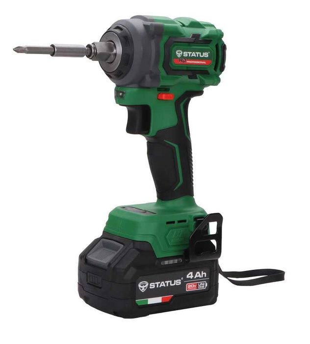 Акумулаторен ударен гайковерт Status CBL21HLi , 2 в 1 , 20V ,400 Nm ,1/2`` , 1/4``