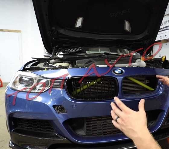 Двойни Бъбреци Решетки За БМВ BMW F30 F31 F35 Черен Гланц Лак 2012+