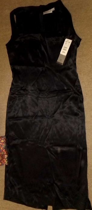 платье классика черное эластан шведское