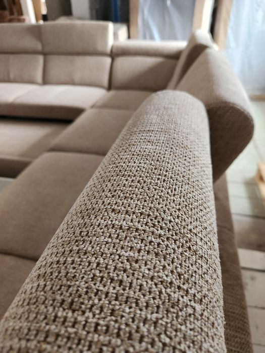 NOU Coltar L-form XXL, gri, extensibil