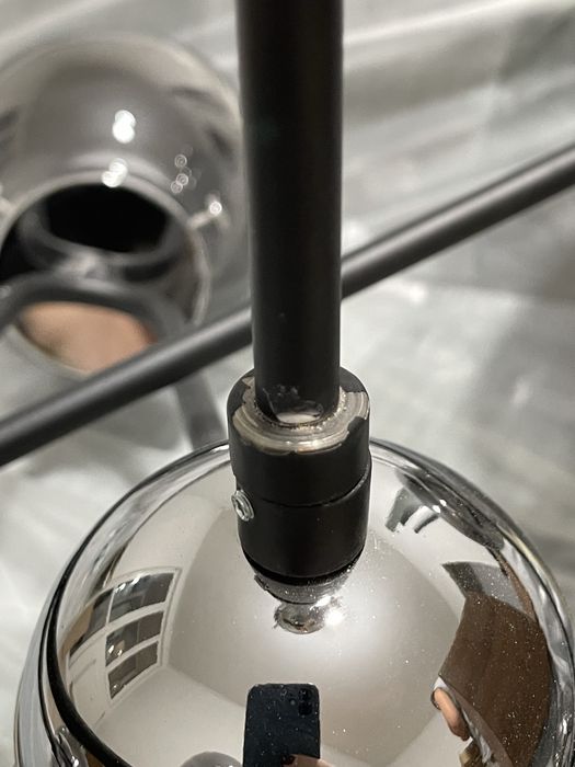 Lustra Alfa Galaxy 6 negru/gri