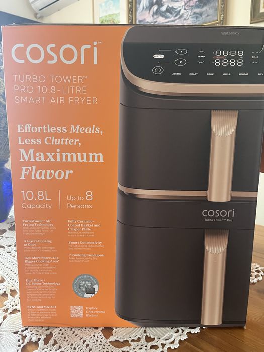 Cosori Turbo Tower pro 10.8-litre мултикукър