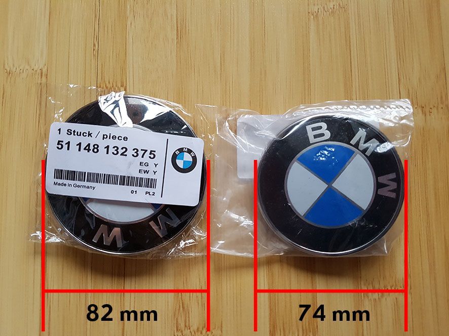 Embleme capota/portbagaj 82/74 mm si CAPACELE jante 68 mm + BONUS