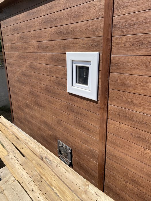 Баня модульная готовая 5,0*2,0м.