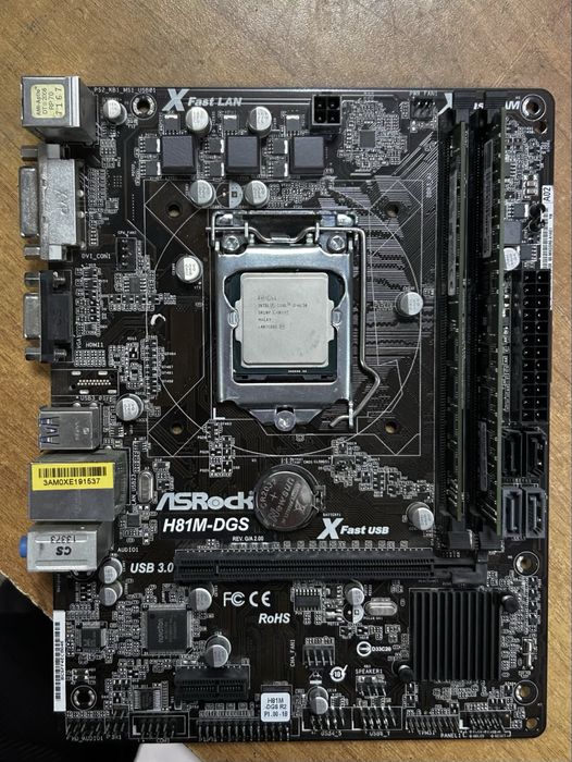 Материнская плата Asrock H81M-DGS