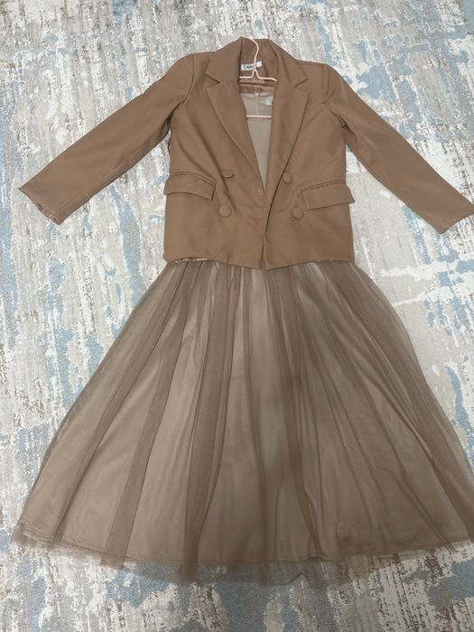 Платье с костюмом размер 38