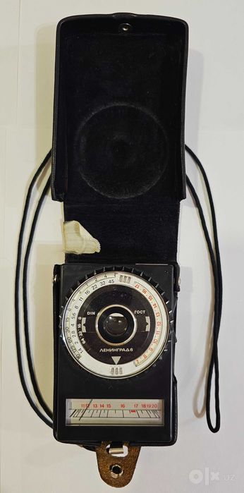 Экспонометр «Ленинград-6», кожанный чехол.