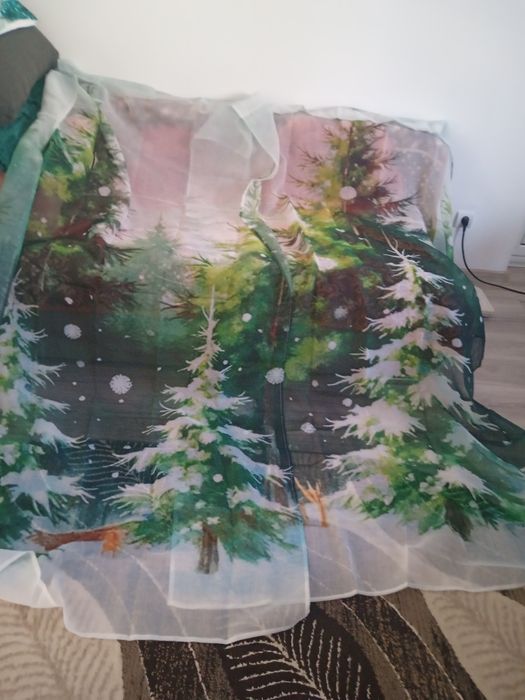 Perdele dormitor și bucatarie