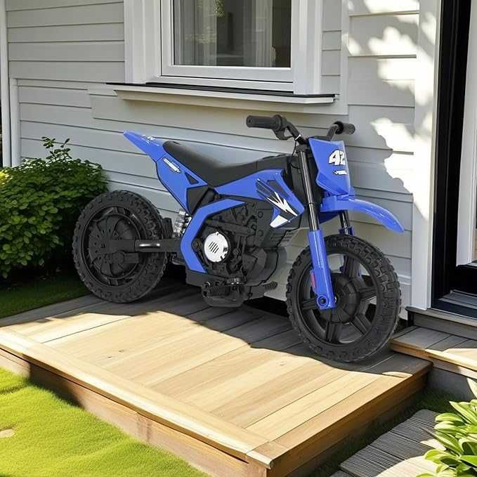 Motocicleta electrica pt. copii Kinderauto BalanceBike 350W 24V Blue