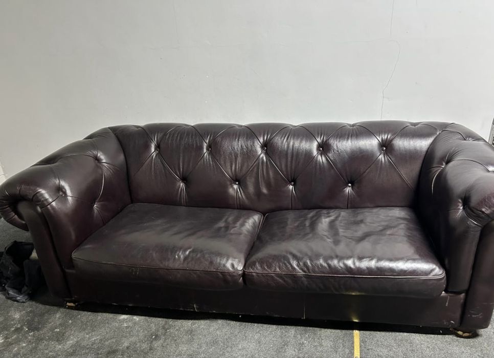 Диван с креслами кожзам