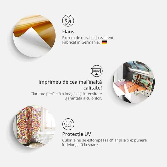 Paravan profesional 5 secțiuni, dublu față, calitate premium