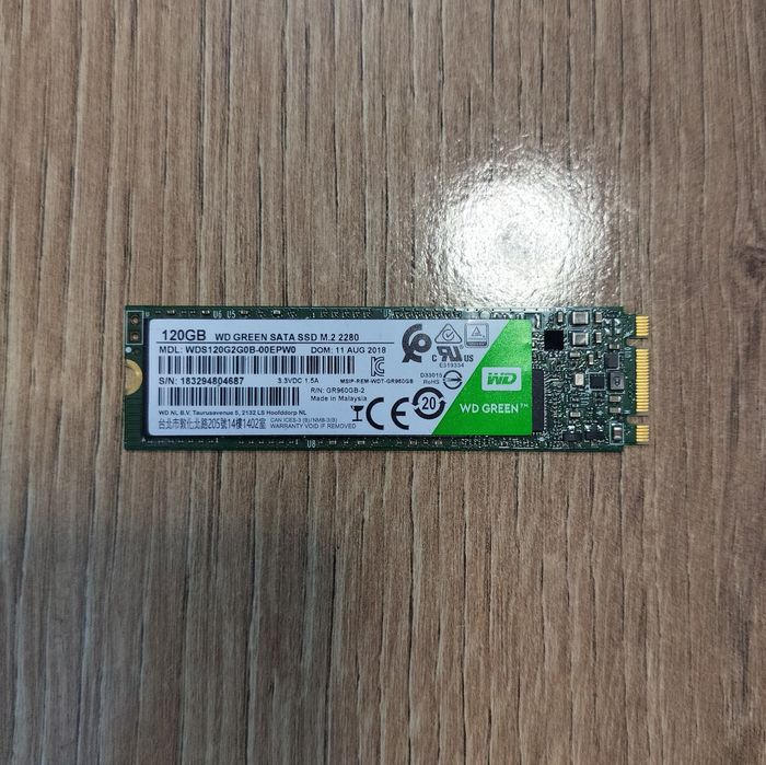 SSD 240gb, 120gb. Sata, m2