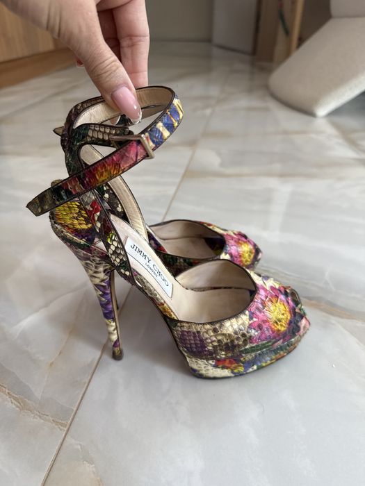 Питон Jimmy Choo високи сандали