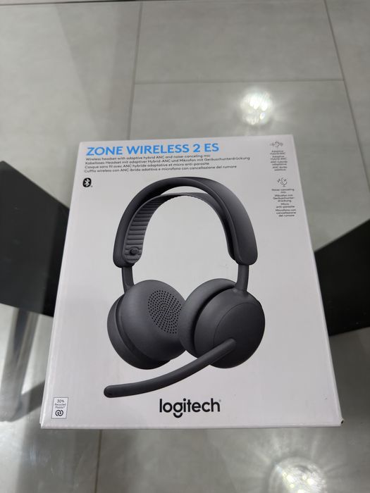 Casti over-ear Logitech Zone Wireless 2 ES black • SIGILATE •