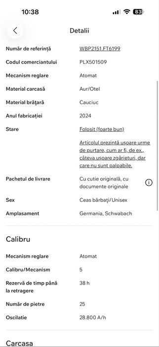 Ceas Tag heuer Aquaracer 200 m Calibre 5 Automatic Professional