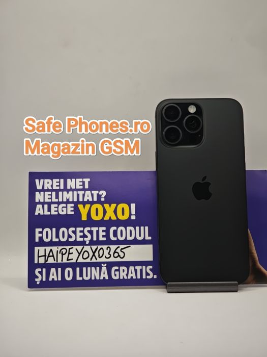 16 Pro Max 256 Black Titanium