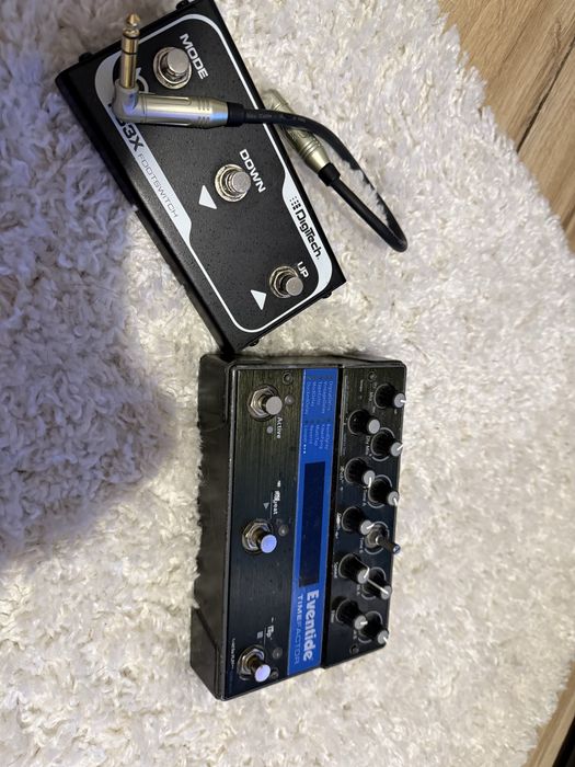 Eventide TimeFactor + Footswitch Digitech FS3X + Cablu trs