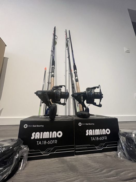 Set Feeder 2 lansete Wind TFD-05 3.6 m + 2 Mulinete SAIMINO TA 18 60 F