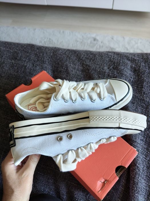 Converse Chuck 70 ox tenesi albi panza mărimea 41.5 noi originali