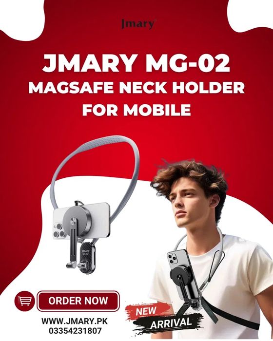 JMARY MG-02 — удобный шейный держатель MagSafe 360°