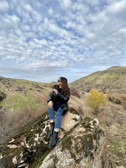 Зимняя кожаная куртка