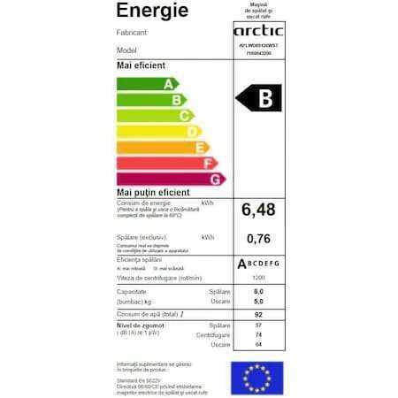 Нова инверторна пералня със сушилня Arctic APLWD851262WST 8/5 кг