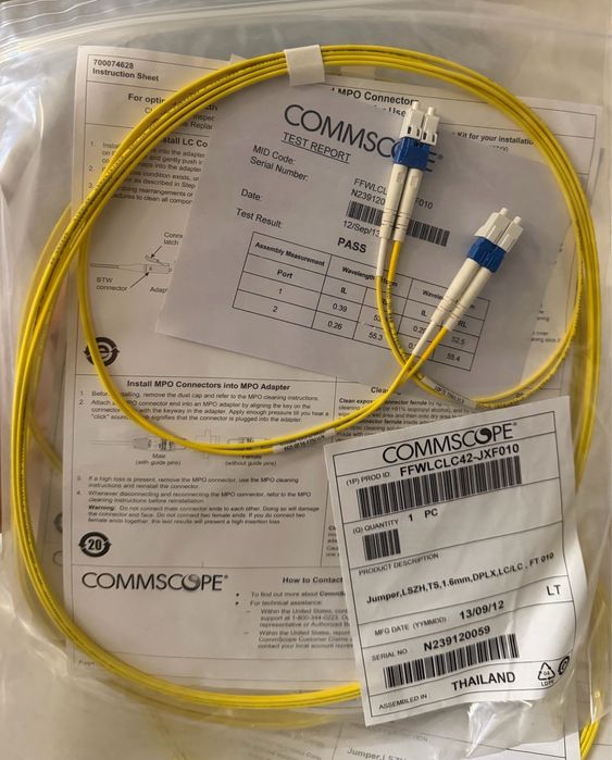 Кабель оптоволоконный Commscope FFWLCLC42-JXF010