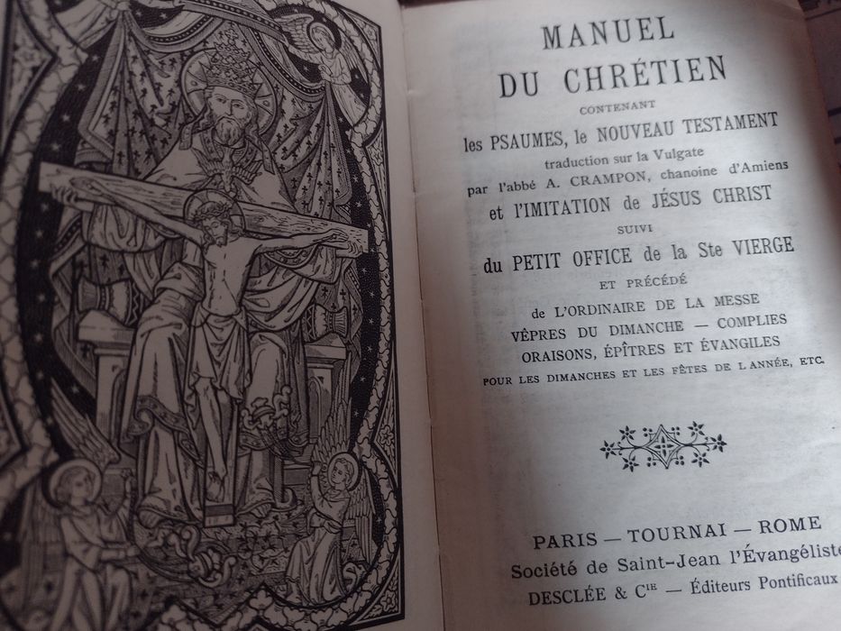 Антикварнa книгa - Manuel du Chretien