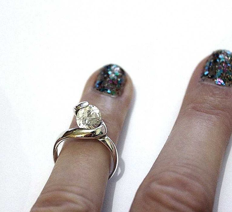 Дамски сребърен пръстен проба 925