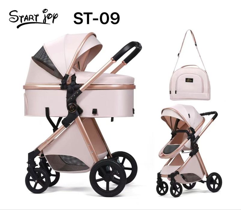 Детская коляска-трансформер 2 в 1(зима-лето, люлька)