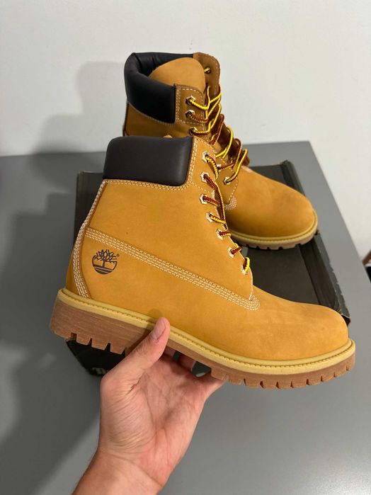 Ghete Timberland Premium 6in Wheat Nubuck, mar 39, 37