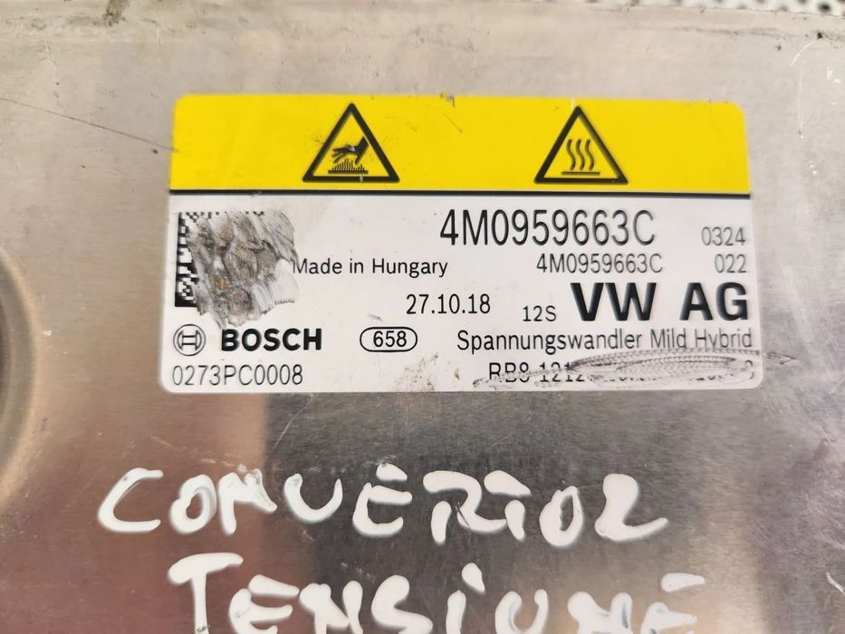 Convertor Tensiune Audi A7 A8 Q7 Q8 Cod 4M0959663C An 2018-2019-2020-2021-2022-2023 Factura Si Garantie - Dezmembrari Arad