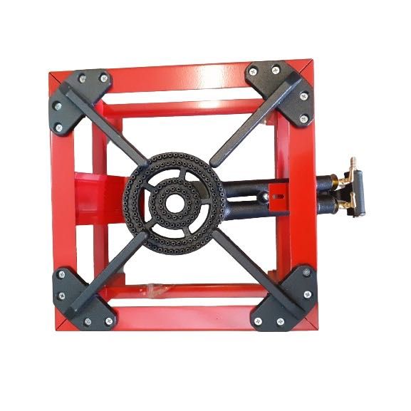 Arzator gaz din fonta cu 2 ochi(2 robineti) 10.8 KW,