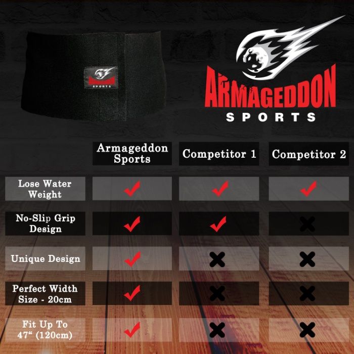 Неопренов сауна колан Deluxe Armageddon Sports