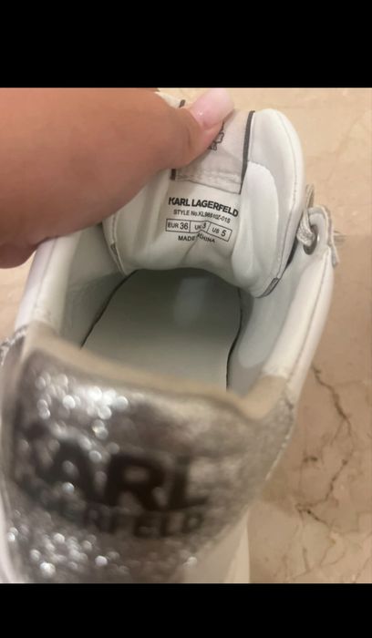 Adidasi Karl Lagerfeld albi