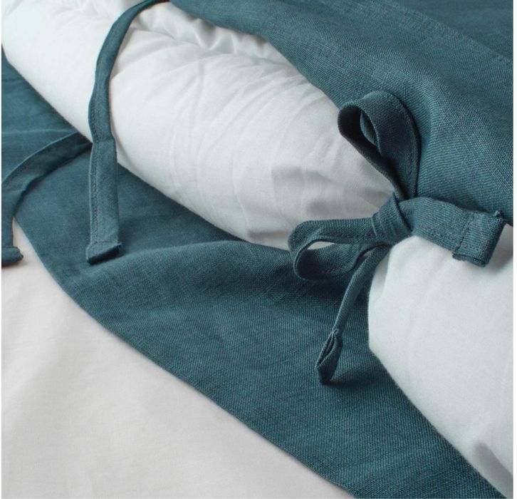 Set asternuturi / lenjerie de pat din 100% in, model Ikea Puderviva