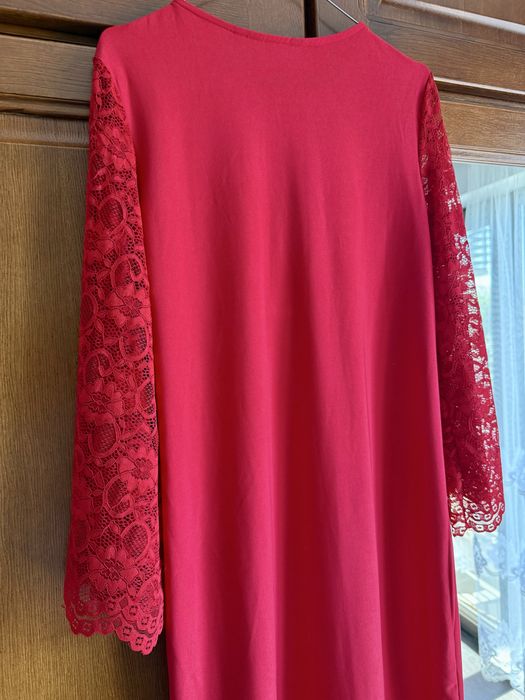 rochie rosie superba M/L