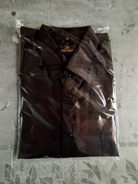 Мужская рубашка чёрная