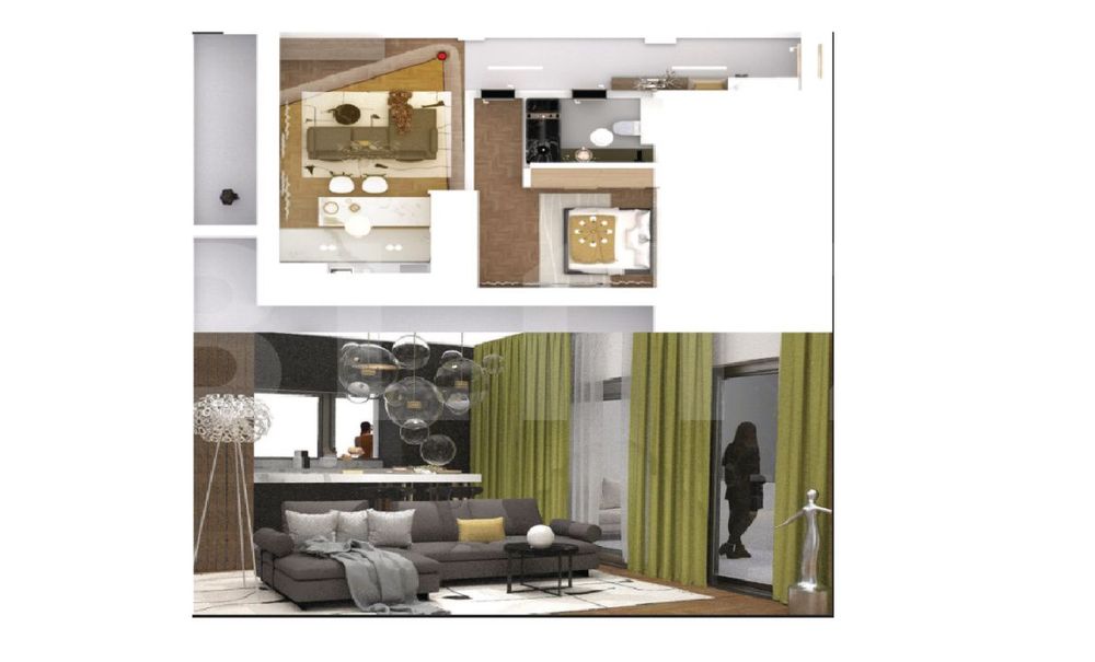 Apartament 2 camere, 83.62 mp, ansamblu 0% Comision Achizitie, Calea S — fotografia 1