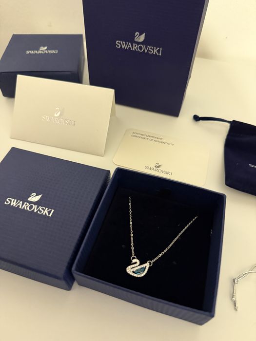 Lant Argintiu Lebada Swarovski