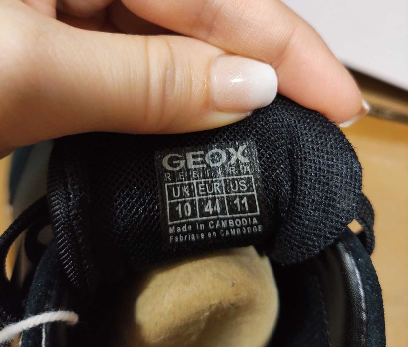 Чисто нови Geox U Baltmoore A 44 – черни, естествена кожа, оригинални