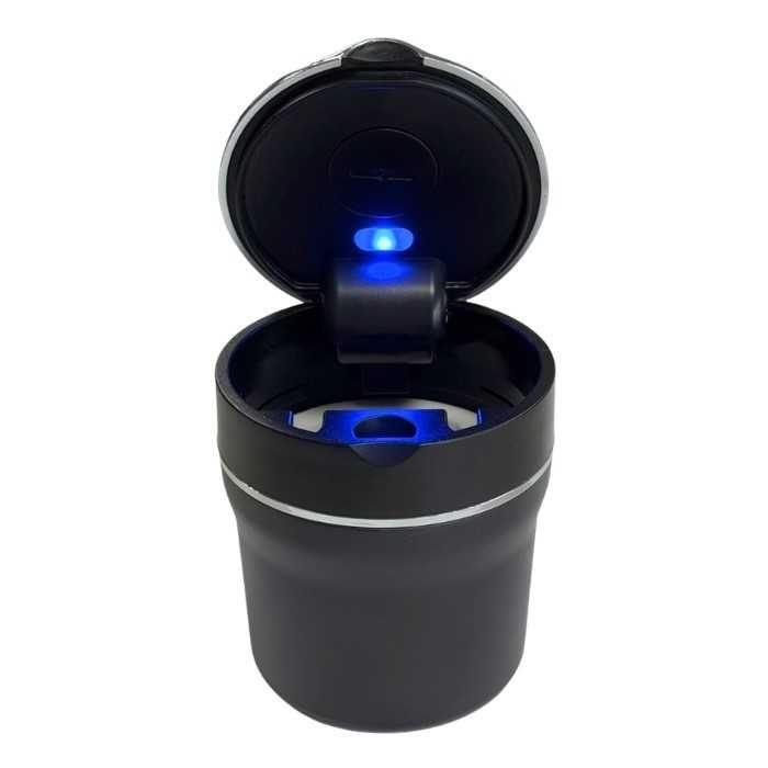 Пепелник за автомобил-LED осветление, 7x8см и 9x8см