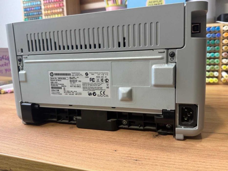 HP LaserJet P1102 лазерный принтер — заправлен, обслужен