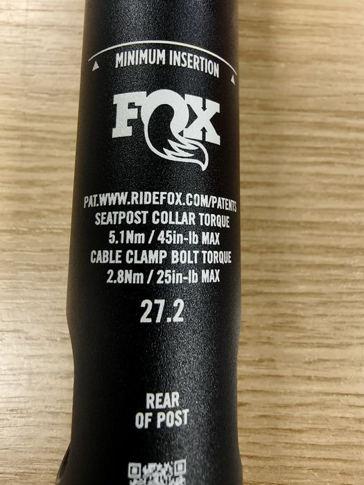 Дропър Fox Racing Shox Transfer SL 27.2 Factory 70 mm Seatpost