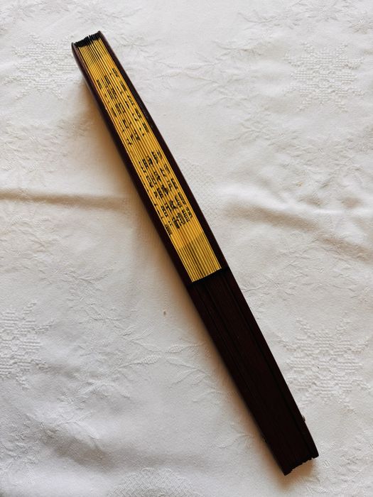 Веер бамбук шелк