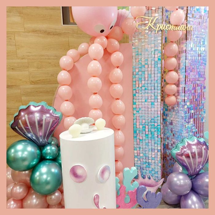 Украса за рожден ден / Украса с балони