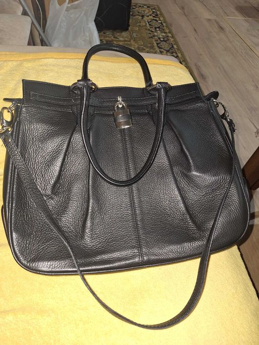 Чанта естествена кожа