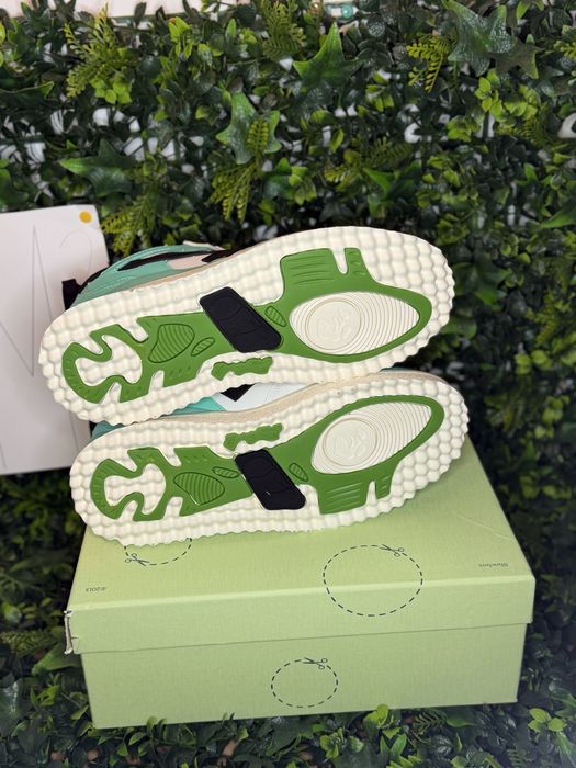 Adidasi/Sneakers Off-White New Mid Sponge 'Turquoise Blue'