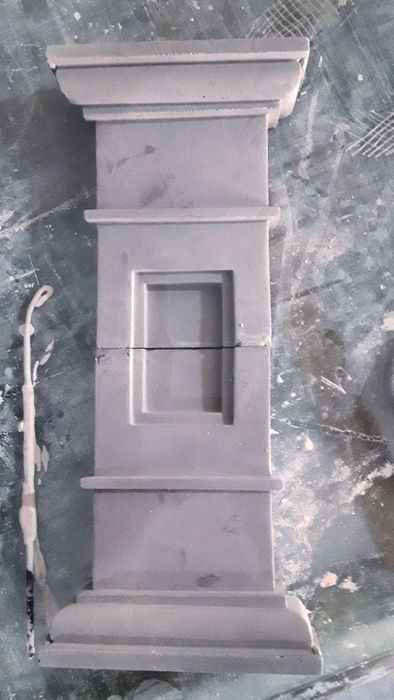 Kamin dekor 3d карниз коллона рамка гипс лепка декор 3д карниз